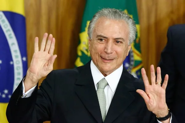 Temer recebe Paulo Skaf no Palácio do Jaburu