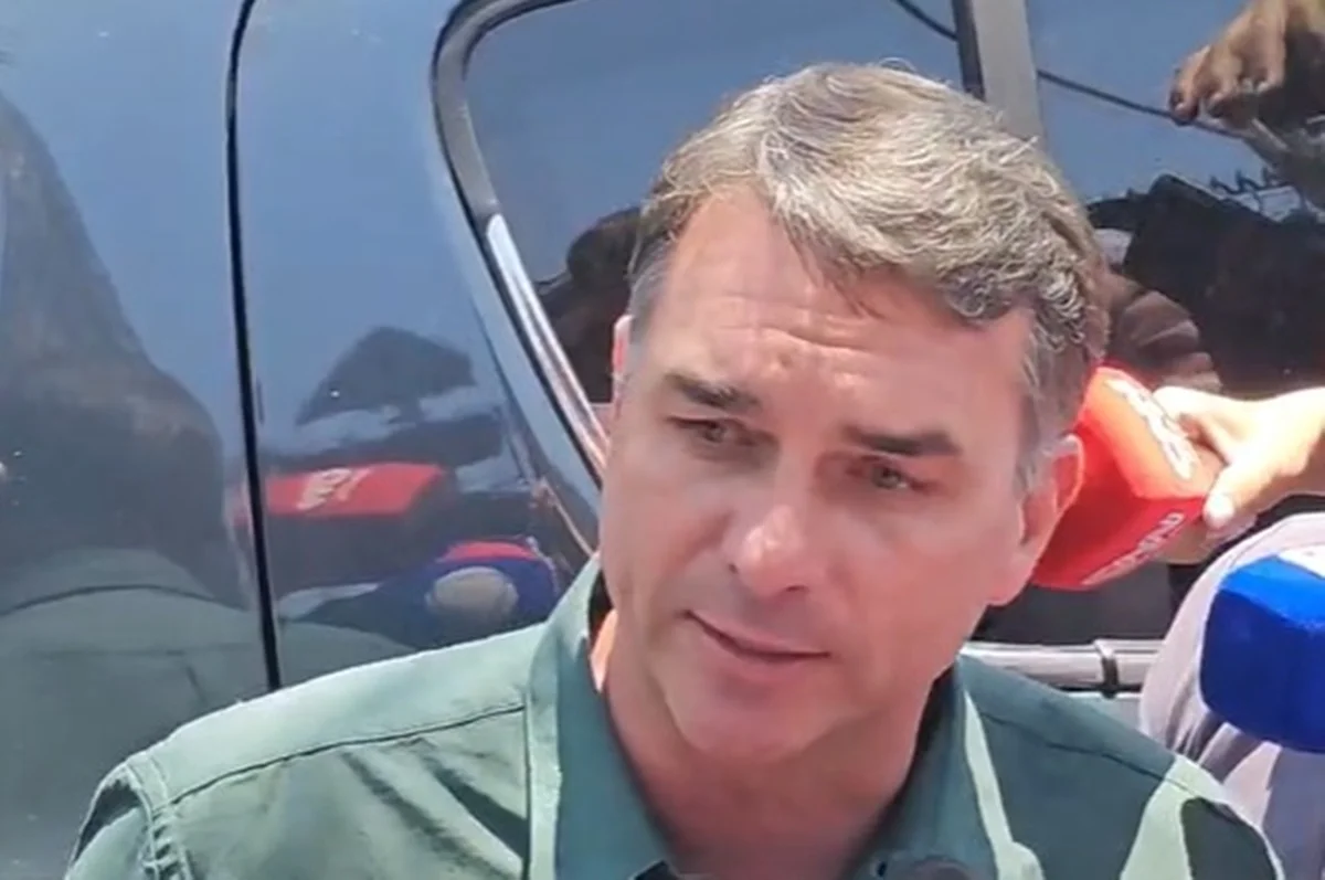 O candidato do PL à Presidência, Flávio Bolsonaro O candidato do PL à Presidência, Flávio Bolsonaro