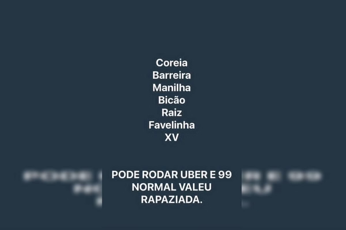 Liberacao da entrada dos motoristas de aplicativo