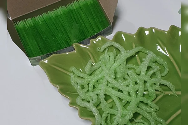 Foto mostra palito de dente fritos na Coreia