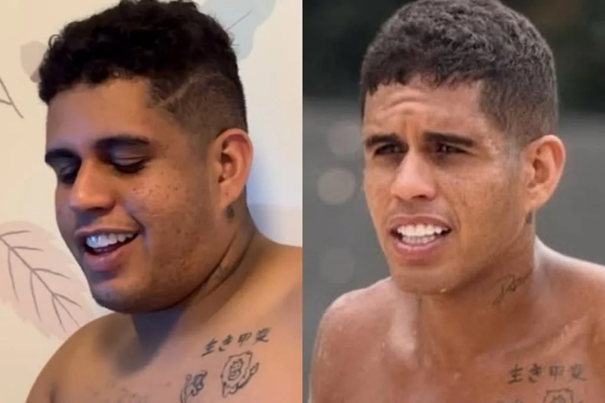 Antes e depois: filho de Rodriguinho, Gaab elimina 40 kg e rebate críticas Antes e depois: filho de Rodriguinho, Gaab elimina 40 kg e rebate críticas