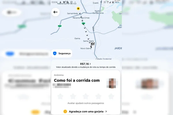 Jornalista denuncia motorista de app por racismo: “Preto e favelado” - destaque galeria Jornalista denuncia motorista de app por racismo: “Preto e favelado” - destaque galeria