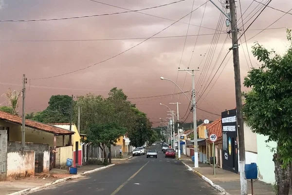 tempestade de areia no interior de são paulo