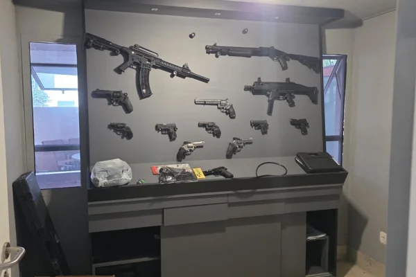 Armas apreendidas pela PF