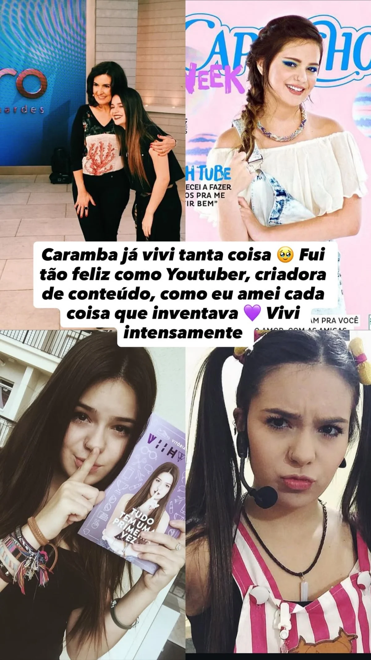 Viih Tube recordou alguns momentos que viveu na internet Viih Tube recordou alguns momentos que viveu na internet