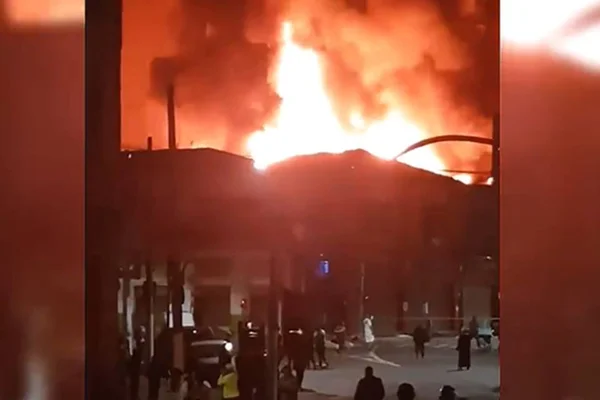 Incêndio em prédio de São Paulo