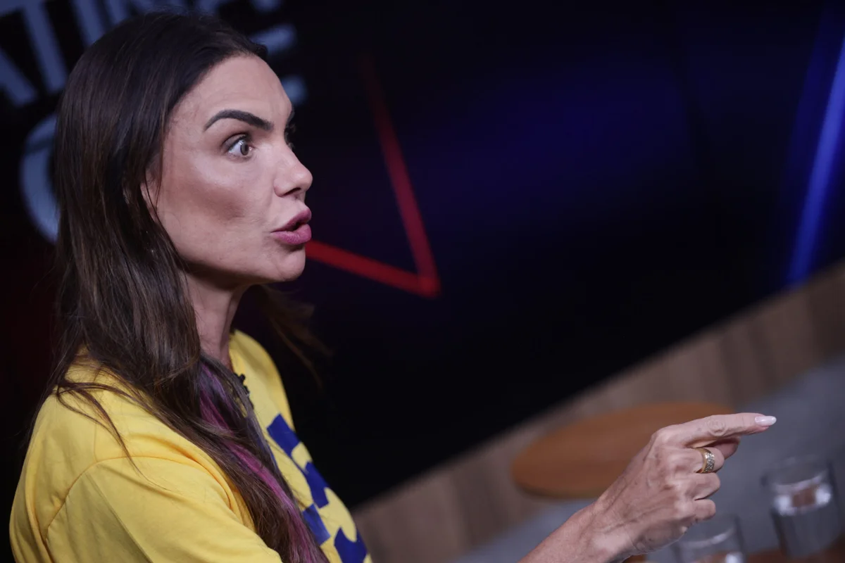 Paula Belmonte criticou a gestão de Celina Leão Paula Belmonte criticou a gestão de Celina Leão