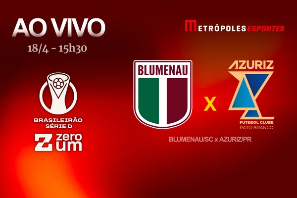 Série D ZeroUm: confira como foi Blumenau-SC x Azuriz-PR