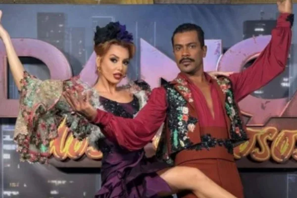 Samuel de Assis e Larissa Parison no Dança dos Famosos