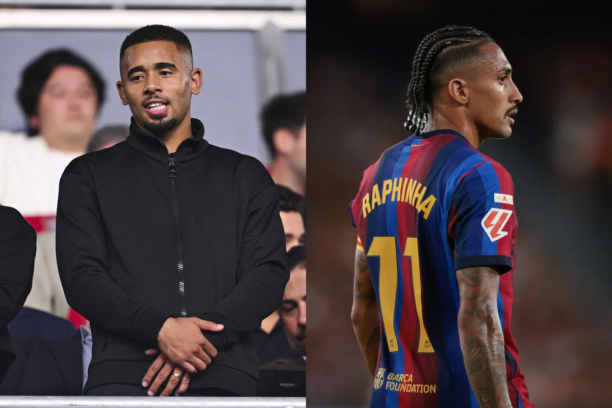 Gabriel Jesus terá concorrência de Raphinha após número 11 mudar de posição