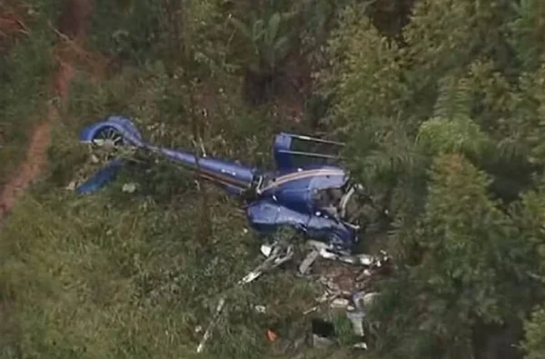 Helicóptero cai em Caieiras SP - Metrópoles