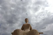 Estátua na fachada do STF Estátua na fachada do STF