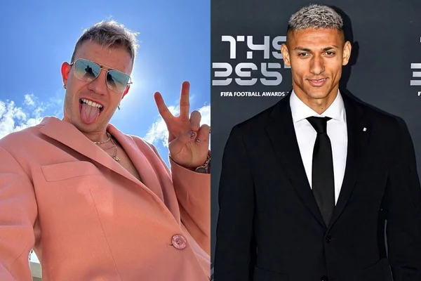 Montagem com fotos de Leo Pico e Richarlison - Metrópoles