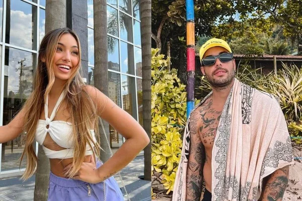 Gui Araujo e Vanessa Lopes dão beijo triplo em festa. Saiba com quem!