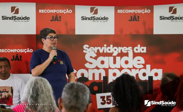 Servidores da Saúde se unem por recomposição salarial de 35,75%