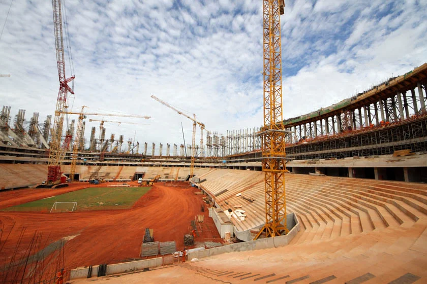 Brasília(DF), 13/07/2012 - Obras do Estádio Mané Garrincha em Brasília - Foto: Protal da Copa/Divulgação Brasília(DF), 13/07/2012 - Obras do Estádio Mané Garrincha em Brasília - Foto: Protal da Copa/Divulgação
