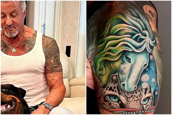 Vídeo: Sylvester Stallone cobre 2ª tatuagem em homenagem à ex-mulher