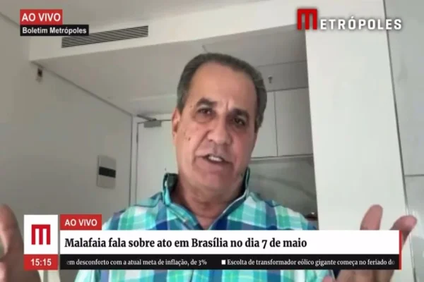 Imagem colorida de Silas Malafaia no Boletim Metrópoles -Metrópoles