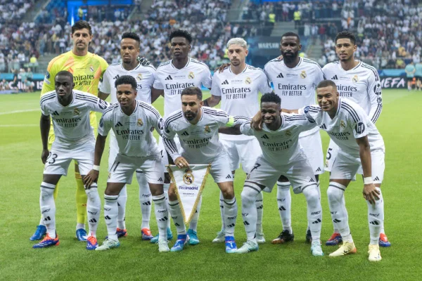 Elenco do Real na Supercopa da UEFA contra Atalanta