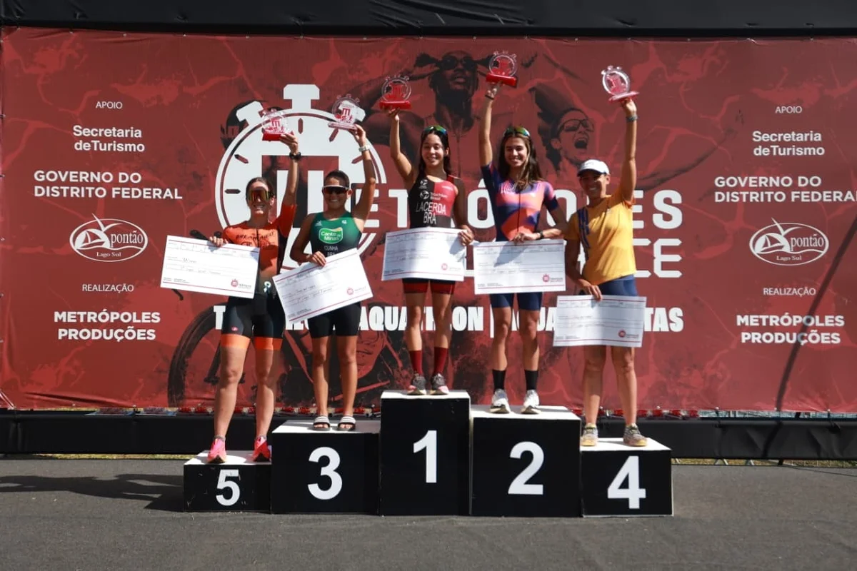 Pódio Sprint feminino Pódio Sprint feminino