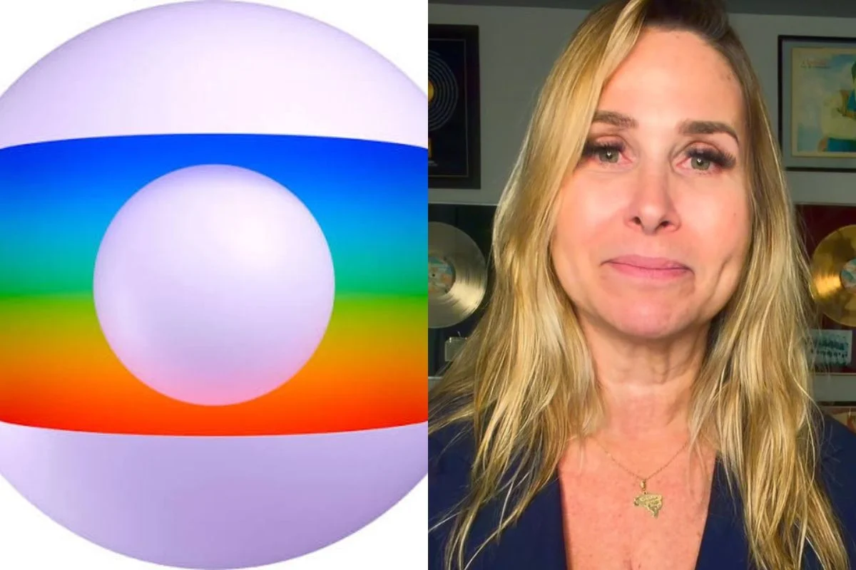 Montagem colorida de Globo e Andréa Sorvetão Montagem colorida de Globo e Andréa Sorvetão