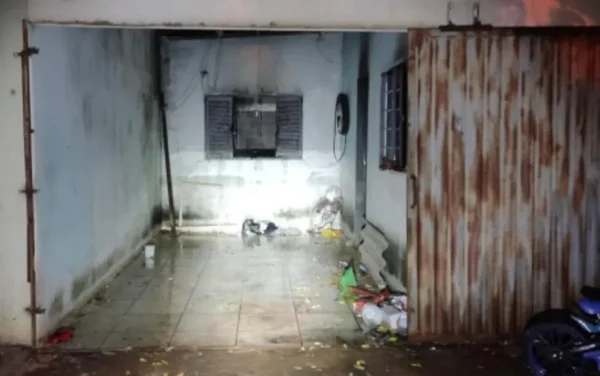 imagem colorida homem incendiar casa ex goias