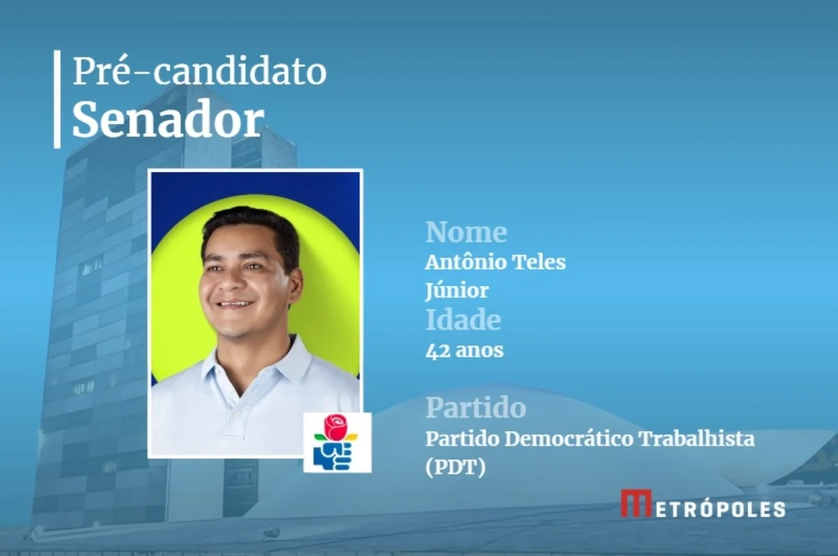 Antônio Teles, pré-candidato ao Senado do Amapá Antônio Teles, pré-candidato ao Senado do Amapá