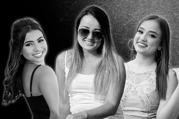 Mortas em acidente, Karina Silva, Kauane Silva e Paola Castanho eram moradoras de Nova Campina. Prefeitura decretou luto