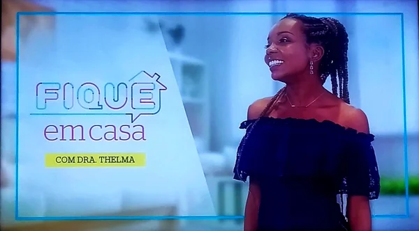 Thelma Assis apresenta quadro no prograa É de Casa