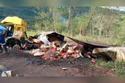 Batida entre caminhão e carro aconteceu na altura do km 342, na região conhecida como Ponte Torta Batida entre caminhão e carro aconteceu na altura do km 342, na região conhecida como Ponte Torta