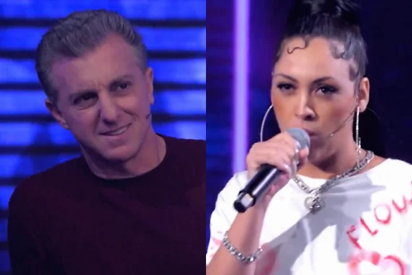 Luciano Huck olha com espanto para Moanah, que canta rap mais rápido do mundo - Metrópoles