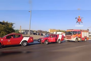 Os bombeiros disseram que ele estava em surto psicótico