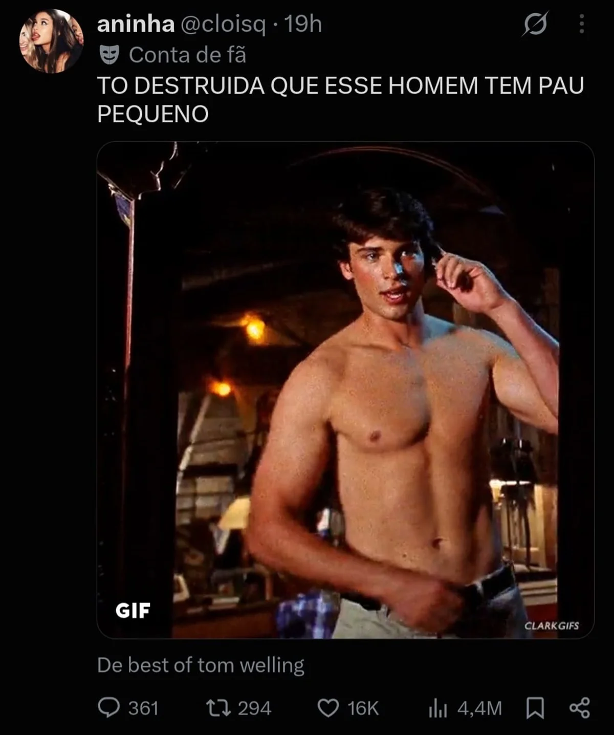 Internautas reagiram à postagem de Tom Welling nos stories do Instagram Internautas reagiram à postagem de Tom Welling nos stories do Instagram