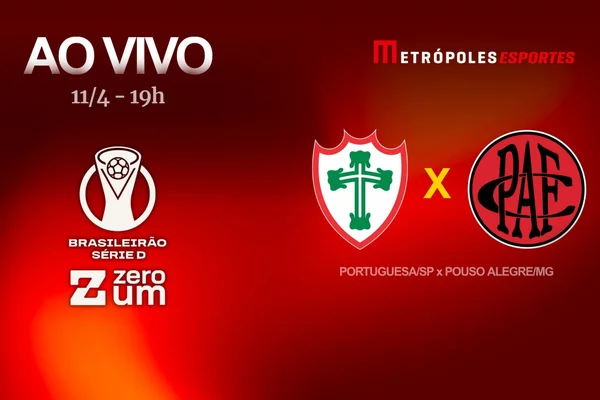 Série D ZeroUm: veja como foi Portuguesa-SP x Pouso Alegre-MG