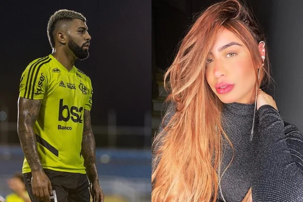 Gabigol e Rafaella são flagrados juntos no RJ. Veja fotos