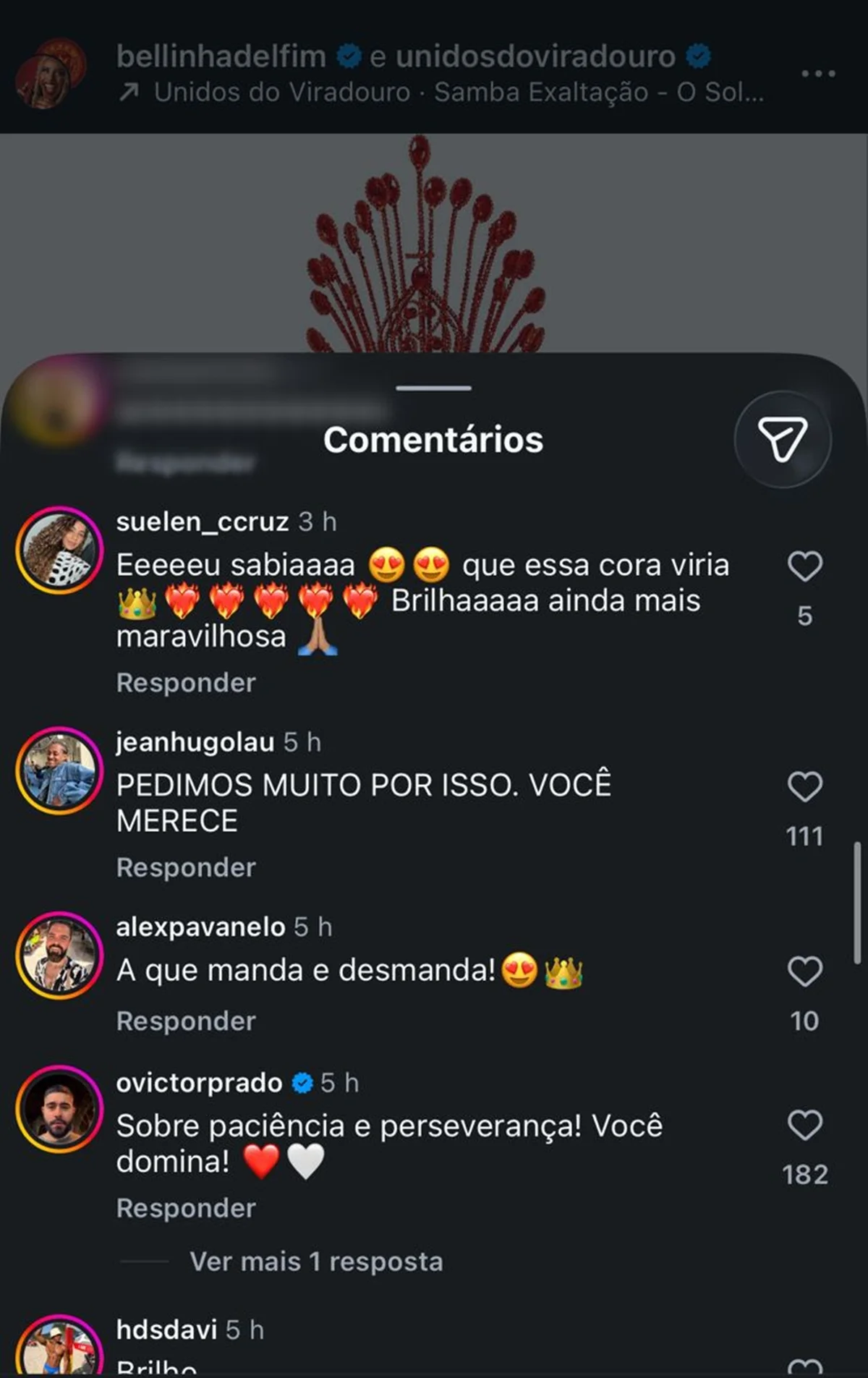 Como Bellinha Delfim herdou coroa de Juliana Paes com apoio da comunidade - imagem 7 Como Bellinha Delfim herdou coroa de Juliana Paes com apoio da comunidade - imagem 7