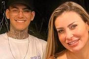 Arthur Urach e Andressa Urach.