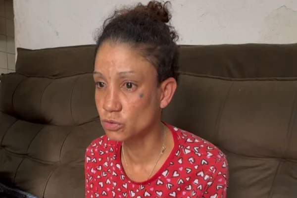 Samantha Gonçalves Carvalho foi baleada durante atentado a ex-delegado na Praia Grande - Metrópoles