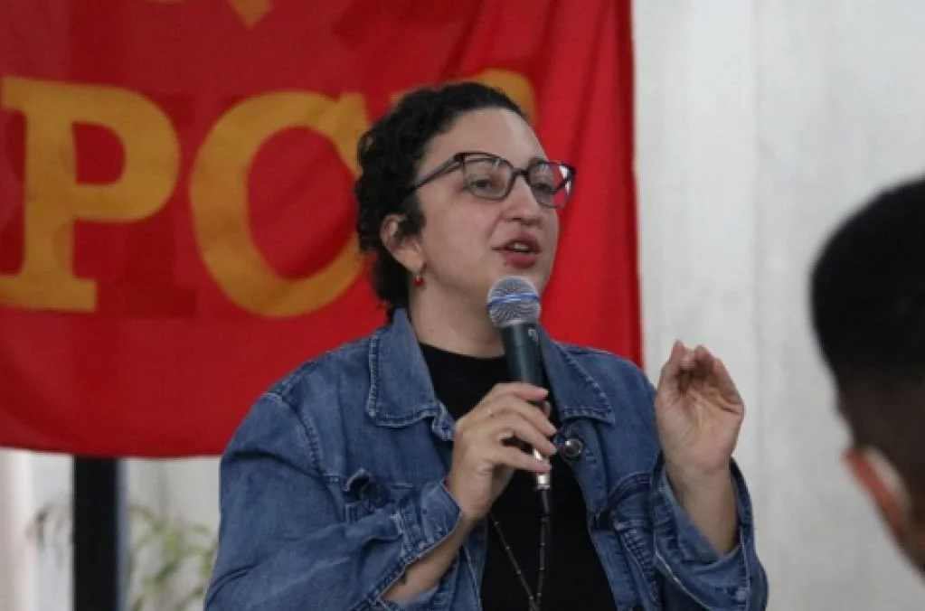 A professora universitária Helga Martins e pré-candidata ao governo de Goiás pelo Partido Comunista Brasileiro (PCB) A professora universitária Helga Martins e pré-candidata ao governo de Goiás pelo Partido Comunista Brasileiro (PCB)