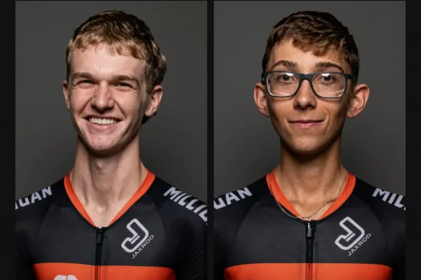 Imagem colorida,Brayden Rogers é o estudante loiro e Haylan Engdahl é o universitário moreno- Metrópoles