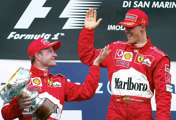 Fórmula 1: Barrichello e Vettel pilotarão F2002 de Schumacher GP da Itália