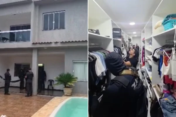 Imagens mostram operação na casa de PM ligado à milícia de Juninho Varão