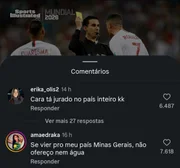 Internautas enviaram mensagens em apoios a Vini Jr. após anulação de gol