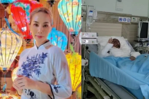 Foto mostra a modelo Sasinan Chuenlosang, que teve alergia grave ao uso de antibióticos