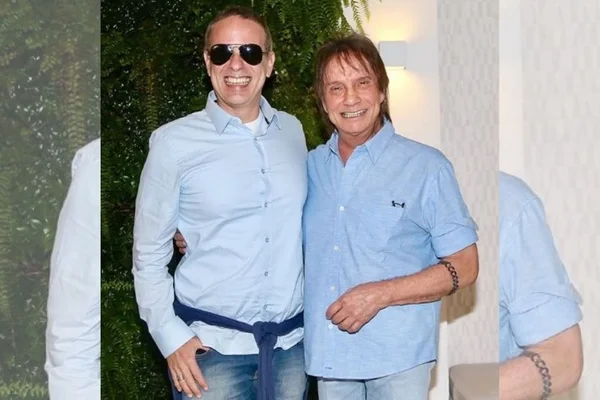 Dudu Braga, filho de Roberto Carlos, celebra fim da quimioterapia