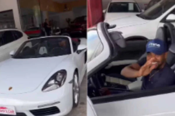 Davi Brito anunciou que havia comprado um carro de luxo, avaliado em mais de R$ 500 mil