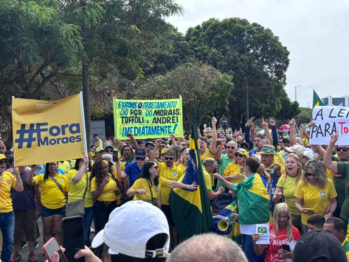 Ato contra ministros do STF foi realizado em Brasília nesta segunda-feira (7/9) Ato contra ministros do STF foi realizado em Brasília nesta segunda-feira (7/9)