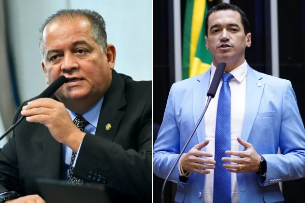 Imagem colorida mostra Eduardo Gomes e Alexandre Guimarães - Metrópoles