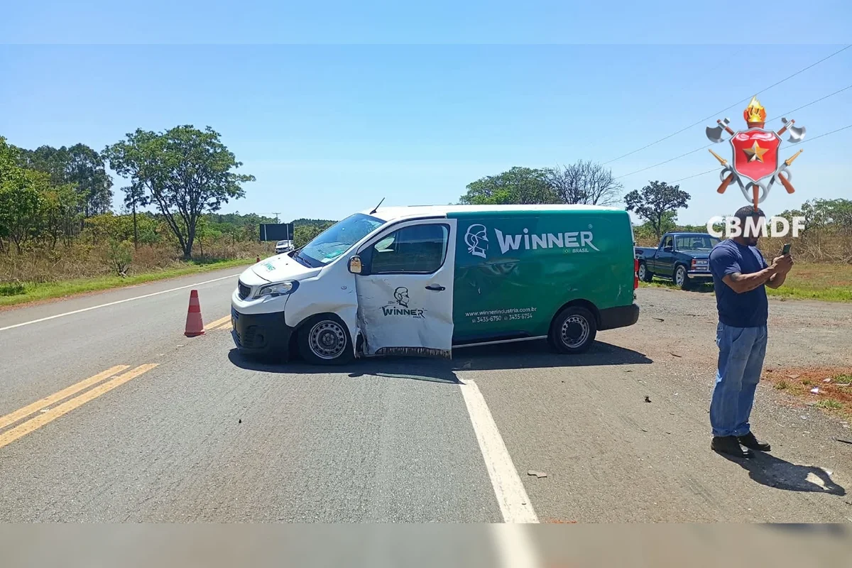 A ocorrência foi atendida pelo Corpo de Bombeiros Militar do Distrito Federal (CBMDF) A ocorrência foi atendida pelo Corpo de Bombeiros Militar do Distrito Federal (CBMDF)