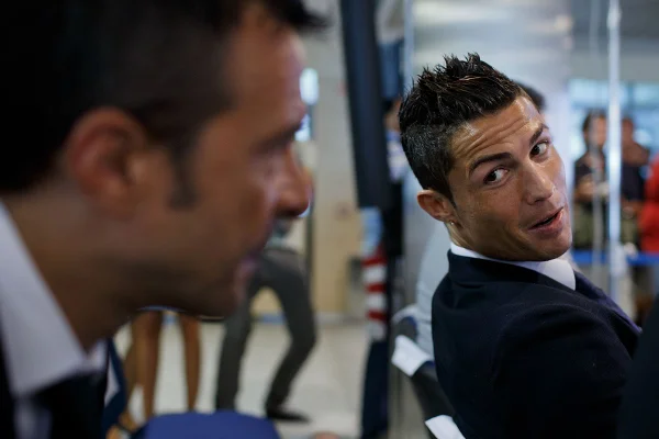 Cristiano Ronaldo e o agente Jorge Mendes
